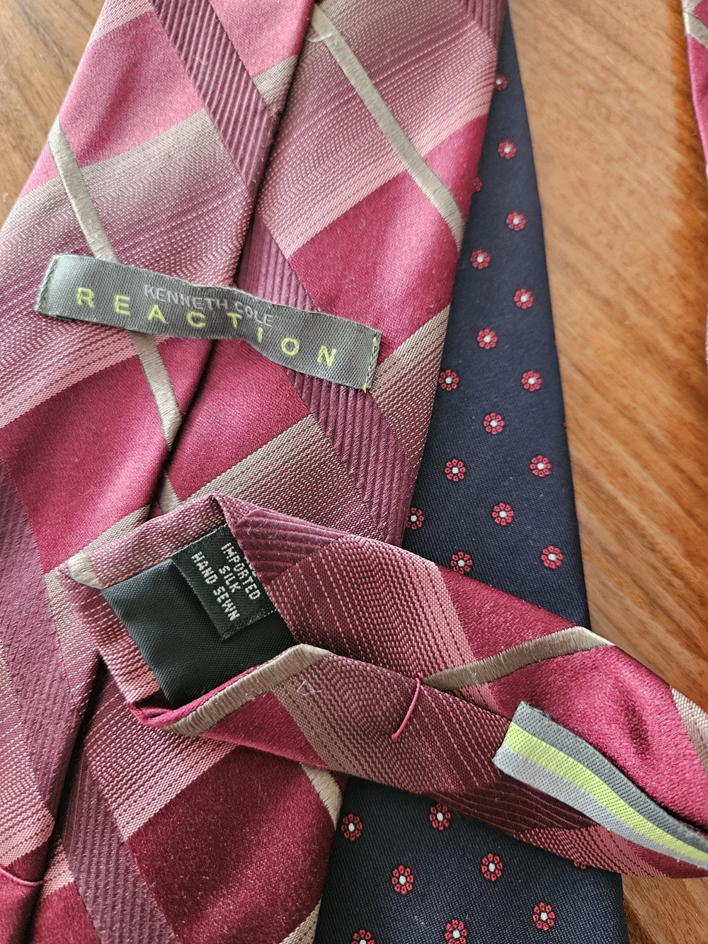 DIOR, CARDIN, NORDSTROM ETC Mens Paisley and Patterned Silk Tie, Set Of 4